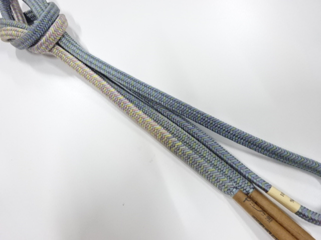 未使用品　正絹　手組帯締め